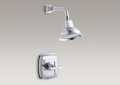 Kohler T16234-3-CP Rite-Temp(R) Shower Faucet Trim, Cross Handle