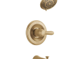 DELTA® T14438-CZ Monitor® 14 Tub and Shower Trim, 1.75 gpm Shower, Brilliance® Champagne Bronze