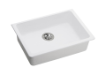 Elkay® ELGUAD2519PDWH0 Quartz Classic® Transitional Kitchen Sink, White, 22-5/16 in L x 16-7/16 in W Bowl x 5-1/2 in D Bowl, 25 in L x 18-1/2 in W x 6-7/8 in H, Undermount Mounting