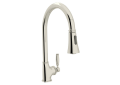 ROHL MB7928LMPN-2 Gotham High-Spout Pulldown Kitchen Faucet - Polished Nickel