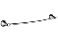 DELTA® 79724 Cassidy™ Towel Bar, 24 in L Bar, 4-1/2 in OAD x 2-1/2 in OAH, Brass, Polished Chrome, Import