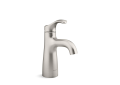 Kohler® 27389-4K-BN 27389-4K Simplice® Single Handle Bathroom Sink Faucet, 1.0 gpm Flow Rate, 4-5/8 in H Spout, 1 Handles, Clicker Drain, 1 Faucet Holes, Vibrant Brushed Nickel