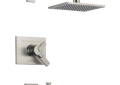 DELTA® T17453-SS Monitor® 17 Tub and Shower Trim, 2.5 gpm Shower, Brilliance® Stainless Steel