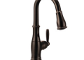 Moen® 7185EORB 7185EC Brantford™ Kitchen Faucet, 1.5 gpm Flow Rate, Oil Rubbed Bronze, 1 Handles, 1/3 Faucet Holes, Function: Traditional, Domestic
