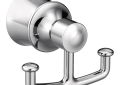 Moen® YB2103CH Dartmoor™ Robe Hook, (2) Hooks, 1.63 in OAH 3 in OAW 2.41 in OAD, Import