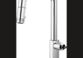 Brizo® 63007LF-PCLHP-L Kintsu® Single Handle Faucet with Square Spout, 1.8 gpm Flow Rate, Chrome, 1 Faucet Holes, Domestic