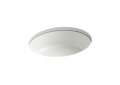 Kohler® 2881-NY Verticyl® Bathroom Sink With Overflow Drain, Oval Shape, 19-1/8 in W x 6-3/4 in H, Undermount Mounting, Vitreous China, Dune