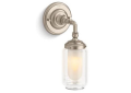 Kohler® Artifacts™ 72584-BVL Dimmable Gooseneck Sconce, (1) Lamp, 120 V, Vibrant® Brushed Bronze Housing
