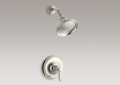 Kohler T10583-4-SN Rite-Temp(R) Pressure-Balancing Shower Faucet, Lever Handle
