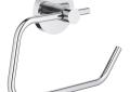 GROHE 40689001 Essentials Toilet Paper Holder, 119 mm H, Metal, Polished Chrome, Import