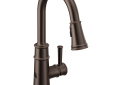 Moen® 7260EWORB Belfield™ Pulldown Kitchen Faucet With MotionSense Wave™ Technology, 1.5 gpm Flow Rate, Oil Rubbed Bronze, 1 Handle, 1/3 Faucet Holes, Domestic