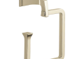 DELTA® 75146-PN Dryden™ Towel Ring, 6 in Ring, 3-1/2 in OAD x 7-3/4 in OAH, Brass, Polished Nickel, Import