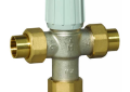 Honeywell AM100-US-1LF/U 1/2 inch Sweat Thermostatic Mixing Valve with Union Connections