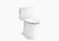 Kohler K-22695-0 Harken One-Piece Compact Elongated 1.28 gpf Toilet