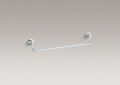 Kohler® 11411-CP Single Towel Bar, Bancroft®, 24 in L Bar, 3-9/16 in OAD x 3-3/4 in OAH, Metal, Polished Chrome