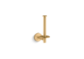 Kohler® 27293-2MB K-27293 Elate® Vertical Toilet Paper Holder, 6-5/16 in H, Zinc, Vibrant® Brushed Moderne Brass