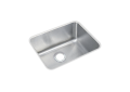 Elkay® ELUH1814 Lustertone™ Classic Kitchen Sink, 18 in L x 14 in W Bowl x 7-7/8 in D Bowl, 20-1/2 in L x 16-1/2 in W x 7-7/8 in H, Undermount Mounting, 18 ga 304 Stainless Steel
