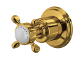 Rohl U.3241X-ULB Edwardian Trim for Volume Controls & Diverters - Unlacquered Brass