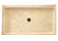 Swan SS-3460 34" x 60" Single Threshold Shower Floor with Fit-Flo Drain
