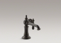 Kohler® 72762-9M-2BZ Artifacts® Bathroom Sink Faucet, 1.2 gpm Flow Rate, 3-13/16 in H Spout, 1 Handles, Touch-Activated Drain, 1 Faucet Holes, Oil Rubbed Bronze, Function: Traditional