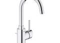 GROHE 32138002 32138_2 Concetto™ L-Size Bathroom Faucet, Residential, 1.2 gpm Flow Rate, 7-15/16 in H Spout, 1 Handle, Pop-Up Drain, 1 Faucet Hole, Polished Chrome