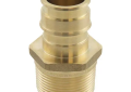 Uponor LF4521313 Male Adapter, 1-1/4 in Nominal, PEX x MNPT End Style, Brass, Domestic