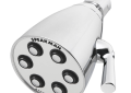 Speakman® S-2252-E2 Icon™ Multi-Function Shower Head, 2 gpm Min, 3 Sprays, Wall Mount, 2-3/4 in Head, Import