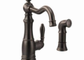 Moen® S72101ORB Kitchen Faucet, Weymouth™, Commercial, 1.5 gpm Flow Rate, High-Arc Spout, Oil Rubbed Bronze, 1 Handle, Domestic