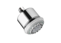 Hansgrohe 28496001 Clubmaster 3-Jet Shower Head, 2.5 gpm Min, 3 Sprays, Wall Mount, 3-5/8 in Dia x 4-5/8 in H Head