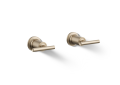Kohler® T14429-4-BV Purist® High Flow Bath Valve Trim With (2) Lever Handles, Brass, Vibrant® Brushed Bronze