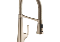 Kohler® 22061-BV 22061 Graze® Semi-Professional Kitchen Faucet, 1.5 gpm Flow Rate, Vibrant Brushed Bronze, 1 Handles, Function: Touch Control