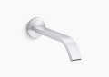 Kohler K-T23888-CP Components(R) Wall-Mount Bathroom Sink Faucet Spout with Ribbon Design, 1.2 GPM - Polished Chrome
