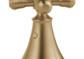 DELTA® H295CZ Cassidy™ Cross Handle, For Use With Model 3597LF-MPU-LHP Widespread Lavatory Faucet, Brass, Brilliance® Champagne Bronze, Import