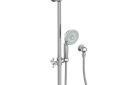 Newport Brass 280E-26 Slide Bar with Multifunction Hand Shower Set - Polished Chrome