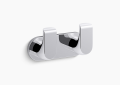 Kohler K-97500-CP Avid(R) Double Robe Hook - Polished Chrome