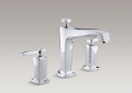 Kohler T16236-4-CP Deck-Mount Bath Faucet Trim, Lever Handles