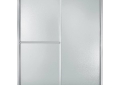 Sterling® 5970-59S 5900 Sliding Shower Door, Deluxe®, Framed Frame, Tempered Pebbled Texture Glass, Silver, 1/8 in THK Glass, 66-3/8 in H Opening, 54-3/8 to 59-3/8 in W Opening