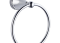 Brizo® 69546-PC Traditional Towel Ring, 6-5/16 in Ring, 7-5/16 in OAH, Zinc, Polished Chrome, Import