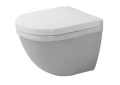 DURAVIT 2227090092 Toilet, Starck 3, Elongated Bowl, 15-3/4 in H Rim, 1.6/0.8 gpf, White, Import