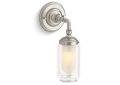 Kohler® Artifacts™ 72584-BNL Dimmable Gooseneck Sconce, (1) Lamp, 120 V, Brushed Nickel Housing