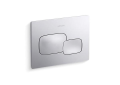 Kohler® 5413-CP Cue™ Flush Actuator Plate, For Use With K-18829-NA 2 x 4 in In-Wall Tank and Carrier System, Polished Chrome