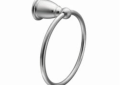 Moen® YB2286CH Brantford™ Towel Ring, 6-3/8 in Dia Ring, 7.19 in OAH 2.96 in OAD, Import