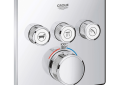 GROHE 29142000 3-Function 29142000 Thermostatic Trim, 9.5 gpm Valve, StarLight® Polished Chrome