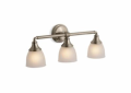 Kohler® 10572-BV Triple Light Bathroom Wall Sconce, Devonshire®, Vibrant® Brushed Bronze, 3 Lamps