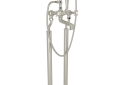 Perrin & Rowe U.3013X/1-PN Georgian Era Tub Filler, 9 gpm Flow Rate, Nickel, Import