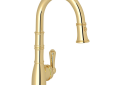 ROHL U.4743ULB-2 Georgian Era Pulldown Bar & Food Prep Faucet - Unlacquered Brass