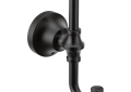 Moen® YB0503BL Colinet™ Robe Hook, 2 Hooks, 2 in OAW x 2-1/4 in OAD, Zinc, Import