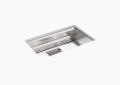Kohler K-23651-NA Prolific Under-Mount Kitchen Sink with Accessories