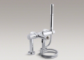 Kohler 8973-7-CP Deck-Mount Bath Faucet Trim, Handshower