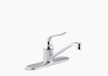Kohler K-15171-F-CP Coralais Widespread Kitchen Faucet  - Polished Chrome